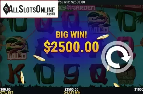 Big Win. Lucky Garden from Slot Factory
