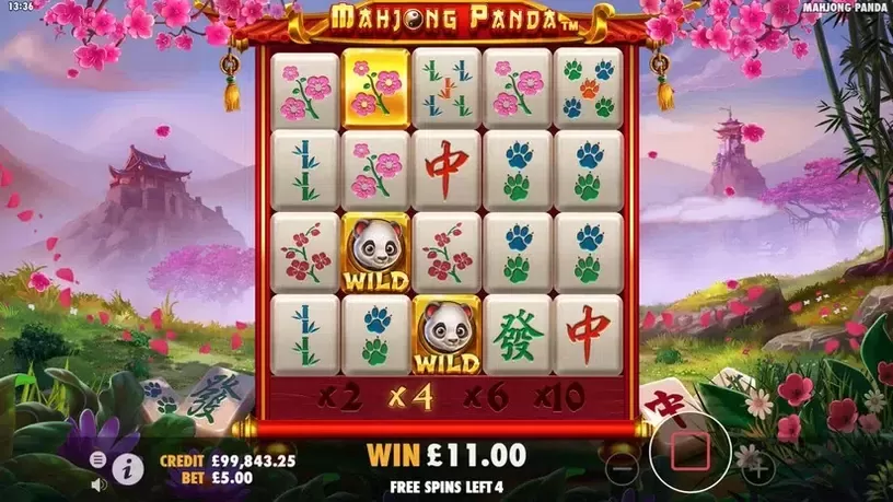 Mahjong Panda slot screenshot 6