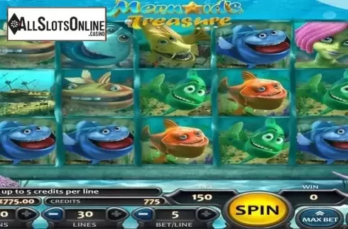 Reel Screen. Mermaid's Treasure from Nucleus Gaming