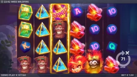 Miss Wildfire slot screenshot 2