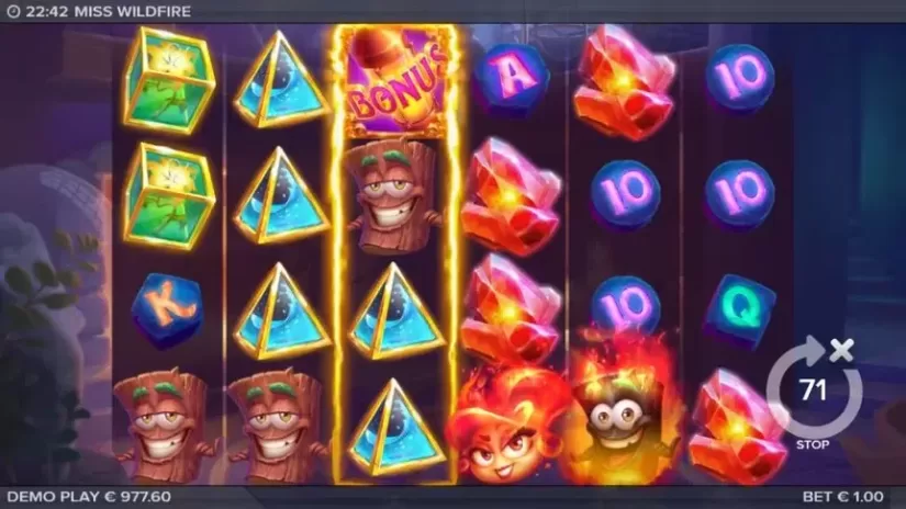 Miss Wildfire slot screenshot 2