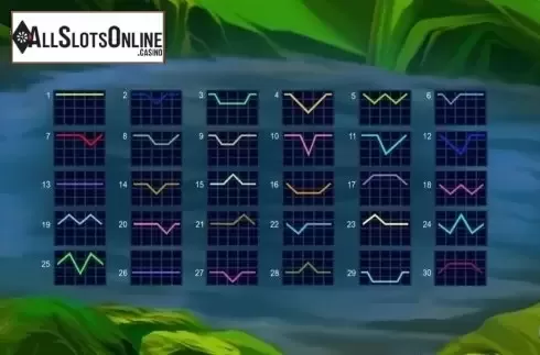 Paylines. Mr Tiger from August Gaming