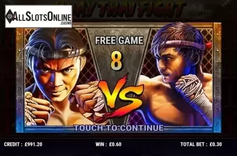 Free spins screen