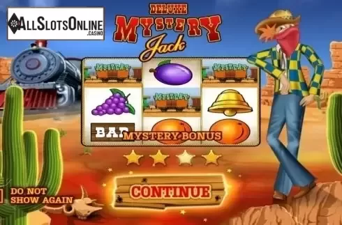 Start Screen. Mystery Jack Deluxe from Wazdan