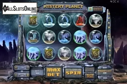 Reel screen. Mystery Planet from Evoplay Entertainment