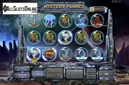 Wild Win screen. Mystery Planet from Evoplay Entertainment