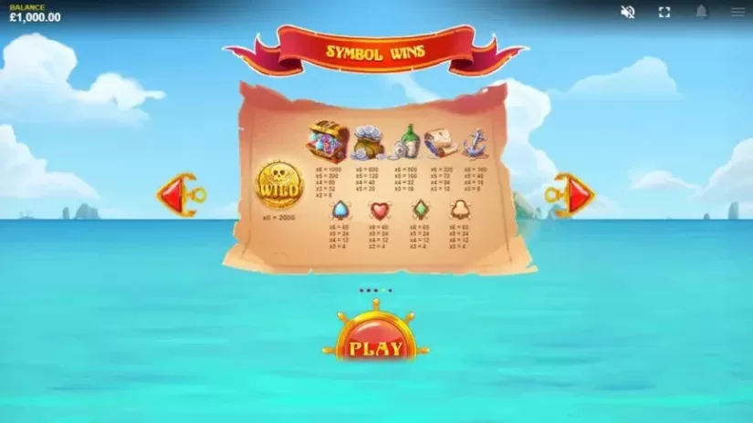 Piggy Pirates slot screenshot 2