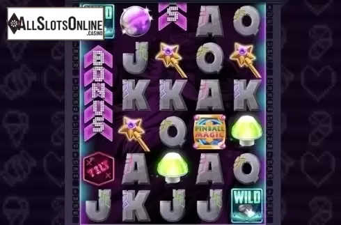 Game Workflow screen. Pinball Magic from Red7