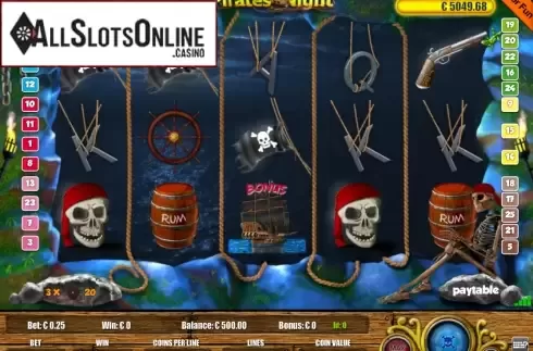 Screen2. Pirates Night from Portomaso Gaming