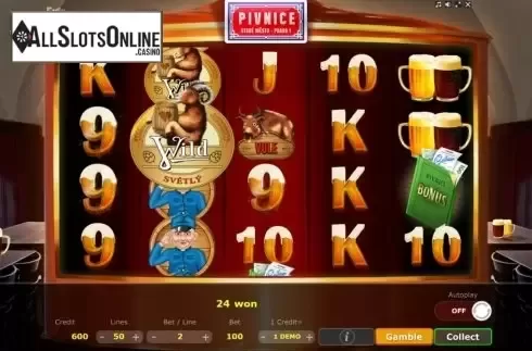 Win Screen. Pivnice from Five Men Games