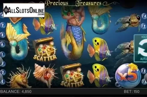 Screen 2. Precious Treasures from Spinomenal