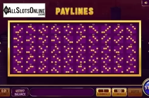 Paylines screen 2
