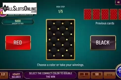 Risk game screen