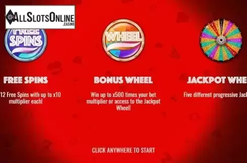 Intro screen