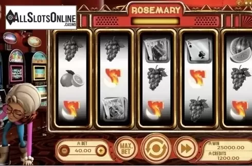 Win screen. Rosemary from Spinmatic