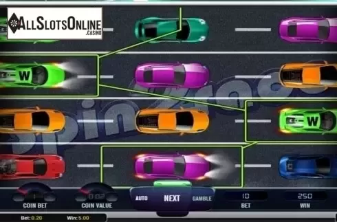 Win screen. Spin 2 Race from AlteaGaming