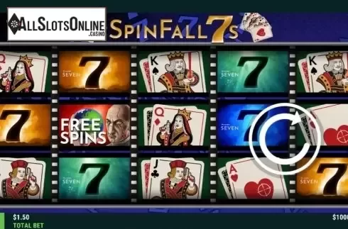 Reel Screen. Spin Fall 7s from Slot Factory