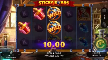 Sticky Bombs slot screenshot 3