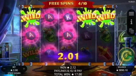 Sticky Bombs slot screenshot 5