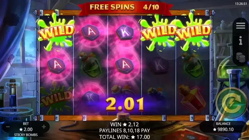 Sticky Bombs slot screenshot 5