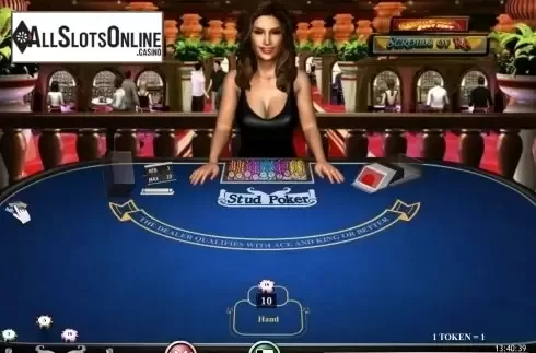 Game Screen. Stud Poker 3D (iSoftBet) from iSoftBet
