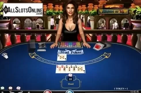 Game Screen. Stud Poker 3D (iSoftBet) from iSoftBet