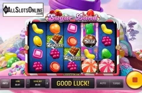 Scatter screen. Sugar Land (Playtech) from Playtech