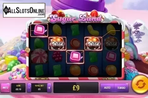 Wild Win screen 1. Sugar Land (Playtech) from Playtech