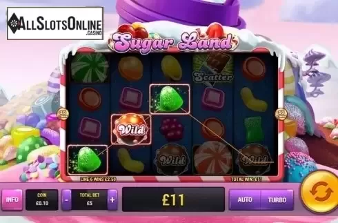 Wild Win screen 2. Sugar Land (Playtech) from Playtech