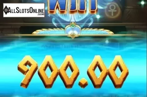 Win Screen. Symbols of Egypt from PG Soft