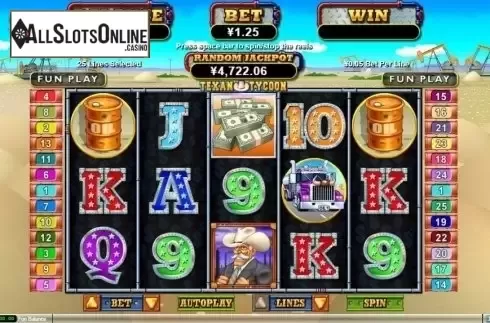 Reel Screen. Texan Tycoon from RTG