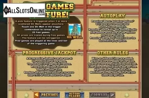 Free Spins. Texan Tycoon from RTG