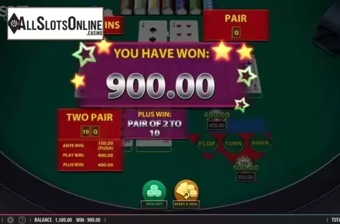 Game Screen 3. Texas Hold'em Plus (Shuffle Master) from Shuffle Master