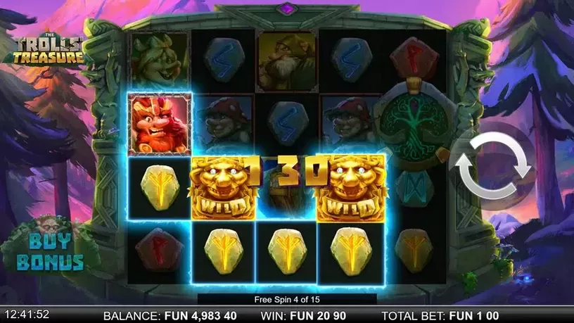 The Trolls' Treasure slot screenshot 6