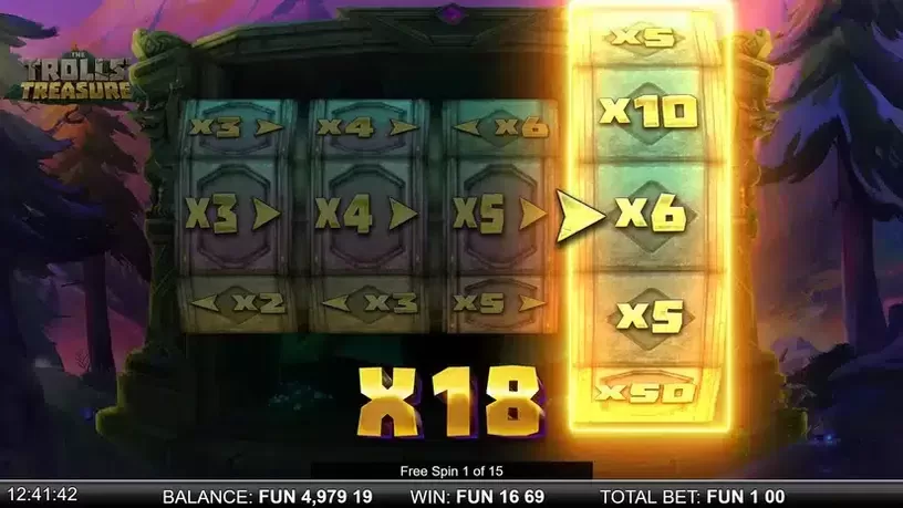 The Trolls' Treasure slot screenshot 5