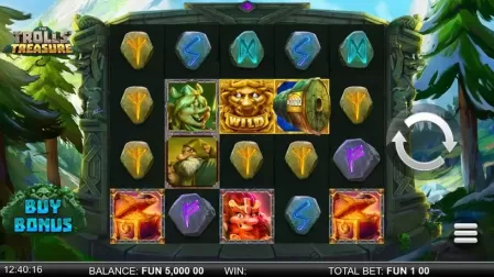 The Trolls' Treasure slot screenshot 1