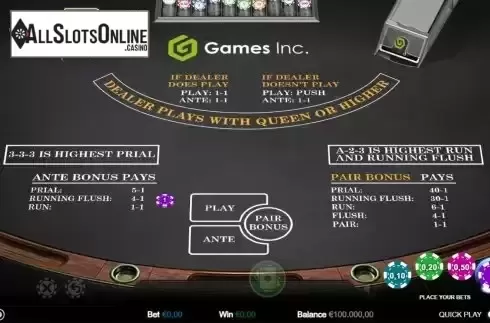 Game screen