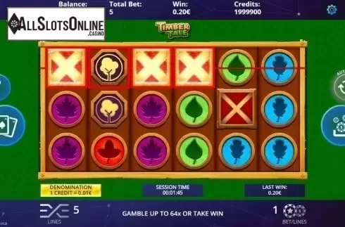Win Screen. Timber Tale from DLV