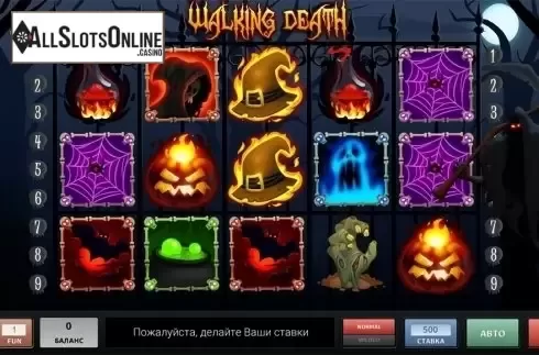 Reels screen. Walking Death from InBet Games