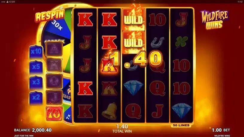 Wildfire Wins slot screenshot 3