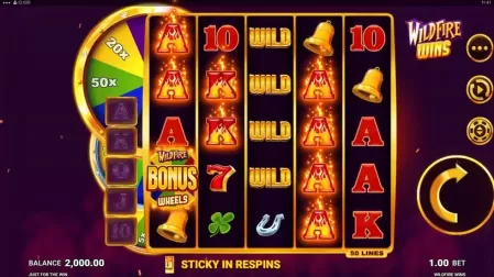 Wildfire Wins slot screenshot 1