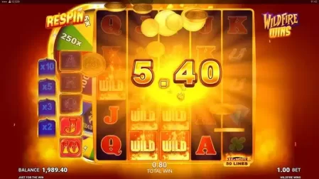 Wildfire Wins slot screenshot 4