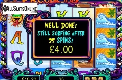 Win Presentation screen. Wipeout from Barcrest