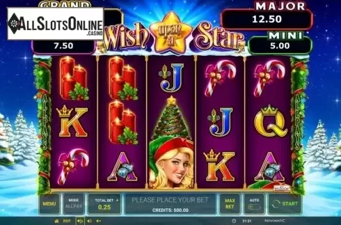 Reel Screen. Wish Upon a Star from Greentube