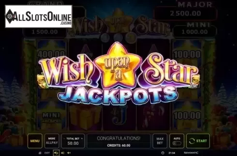 Jackpot 1. Wish Upon a Star from Greentube