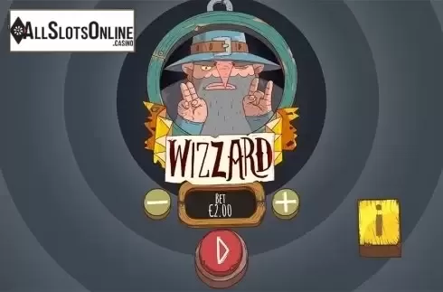 Intro screen. Wizzard from Mighty Finger