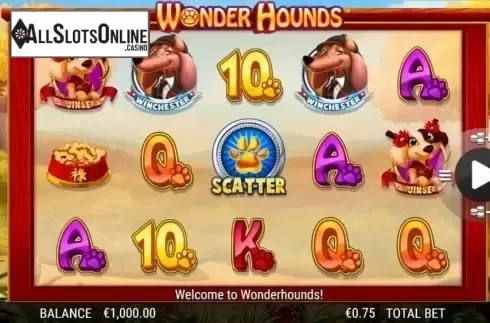 Game Workflow screen. Wonder Hounds from NextGen