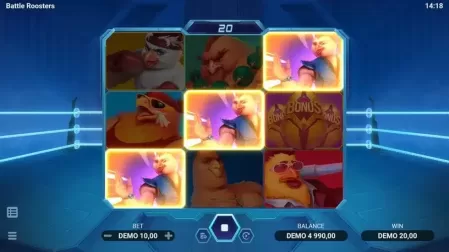 Battle Roosters slot screenshot 3
