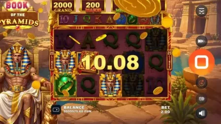 Book of the Pyramids slot screenshot 2