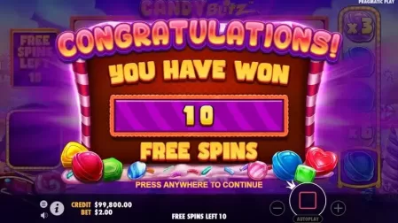 Candy Blitz slot screenshot 3